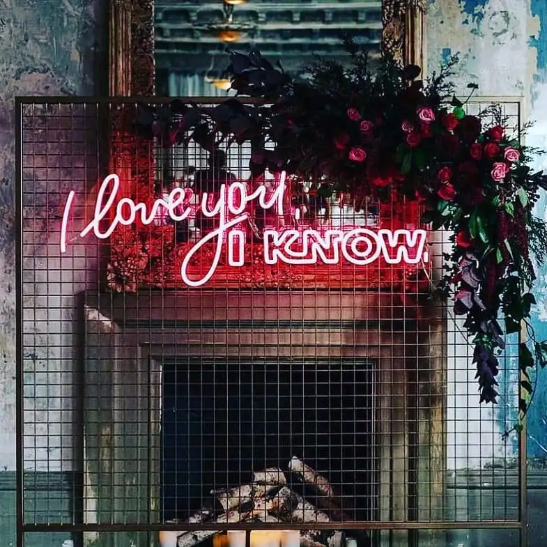 custom neon signs for wedding